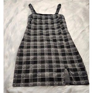 Forever 21 Black and White Plaid Dress Pullover,  Womens Size Medium